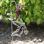 Place this memorial stake in your garden or at the grave site as a beautiful reminder of your loved one. Your lasting Personalized Memorial Angel Garden Stake is an inspiring memorial keepsake certain to bring loving thoughts and memories of your beloved. 