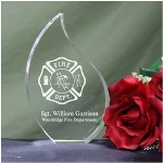 Firefighter Personalized Flame Keepsake - Personalized Fire Department Keepsake Let all your Firefighters know that their job has not gone un-noticed. Show your appreciation for the hard work and challenges they face with this unique Personalized Fire Department Flame Keepsake. This classic Firefighter Keepsake Flame makes a wonderful gift for your favorite Firefighters or Fire Department.