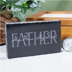 Your Fathers strength and compassion for his family are proudly displayed through this Personalized Fathers Day Marble Keepsake. He is sure to love this unique gift for Dad featuring your own personal message engraved on the back.