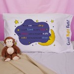 Personalized Prayer Pillowcase - Custom Printed Bedtime Prayer Pillowcase Your child will sleep comfortably and peacefully on our Personalized Prayer Pillow. Every night you can say this timeless bedtime prayer together. 