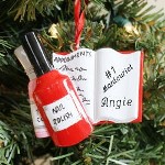 Decorate your Christmas Tree with a fun Personalized Nails Ornament to show off your passion for finely manicured nails. Our Personalized Manicure Ornament is a great personalized gift for all your girlfriends at Christmas. 