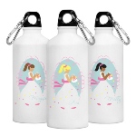 Keep the bride and her attendants hydrated with our cute and colorful personalized Goin to the Chapel Water Bottle series. They make great bridesmaids gifts theyll use again and again. Complete with a sturdy cap and convenient clip, these personalized 20 ounce aluminum water bottles include a pretty image and name of the recipient written in script. 