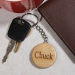 The words - simple, thoughtful and unique all come to mind when you give this Personalized Name Key Chain as a birthday, graduation, bridal party or retirement gift. Our Personalized Maple Wood Keychain looks great and makes an affordable gift for those who have everything. The perfect personalized accessory for a new car owner or someone who just moving into a new home.