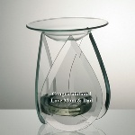 Turn this unique gift into a keepsake and memorable gift idea for a special occasion, holiday or celebration. Customize your gifting experience by adding a message, name or date, up to two lines of text, which can be etched into the front of the oil burner. Oil fragrance and tealight candle not included. Gift ideas: graduation, new home gift, congratulations, corporate, memorial/sympathy, bosses day gifts, anniversary gifts, retirement, bridal party gift, special birthday...