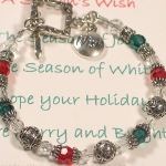 Celebrate the holiday season all month with the Seasons Wish. Created in all white, red or green/red, the Seasons Wish bracelet will be a holiday favorite.