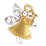 Send a small token of faith to a friend or family member for a special religious event, holiday or occasion. Our Faith Gift Angel Tac Pin makes a keepsake gift for a godparent, religious education teacher, confirmation or sponsor gift or someone special.