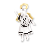 Whether the beginning of the season or the end, give a special coach a gift of appreciation and encouragement. Our Coach gift angel pin is a thoughtful gift idea. May this coach angel guide you, give you patience, strength and encouragement for a great season. Silver and Gold toned with a crystal stone Gift box