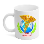 This Doctors day mug is a perfect was to show appreciation with a gift they will love to use every day. This bright white hard coated ceramic mug has a glossy finish and holds 11 ounces of your favorite drink. 