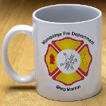 Outfit the entire Fire Department with their own Personalized Fire Department Coffee Mugs. Great Personalized Gifts all of the men & women in the fire station will love.