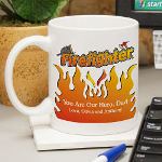 Personalized Firefighter Coffee Mug - Custom Printed Fathers Day Coffee Mug Coffee for a firefighter makes any challenging day a little less stressful. Give your favorite Firefighter this Colorful & Personalized Firefighter Coffee Mug to remind him, he is always loved at home. Our Personalized Coffee Mugs are sure to warm his spirits on Fathers Day. 