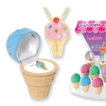 ce Cream You Scream We all Scream for Ice Cream. Great for parties, summer time fun or any time gifts...Grab a scoop today! Crystal Necklace Product Features Include: * Genuine European Crystals * Layered In 18 Kt. Gold * Adorable "Ice Cream" Keepsake Box