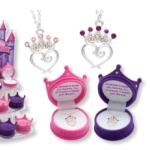 Let your little princess know just how special she is with the Princess Crown Pendant. A princess is sweet and charming too. A princess is special just like you! 